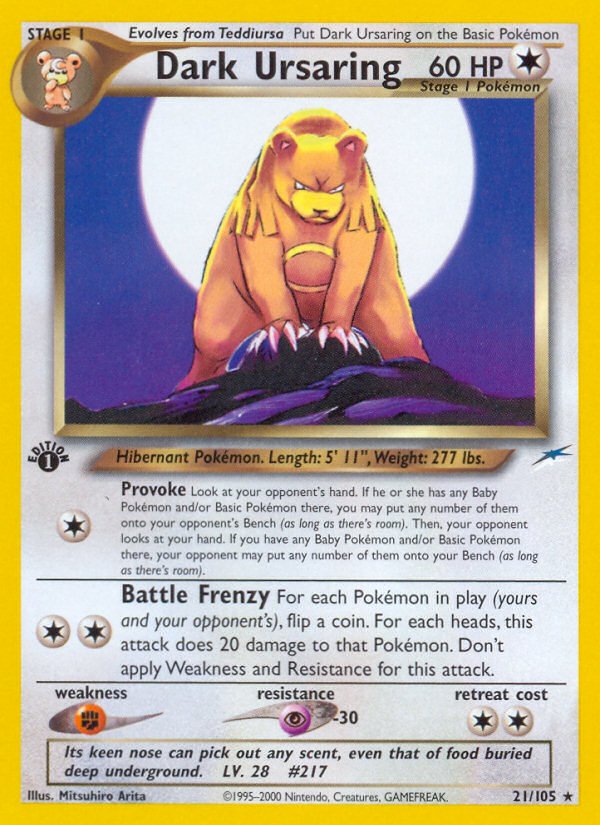 Dark Ursaring — Neo Destiny #021/105