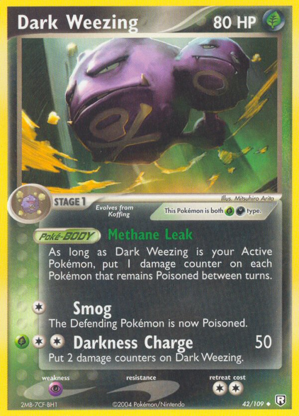 Dark Weezing — Team Rocket Returns #42/109