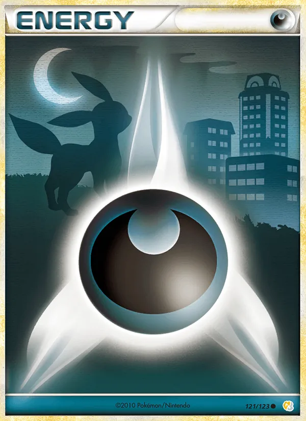 Darkness Energy (Basic) — HeartGold SoulSilver #121/123