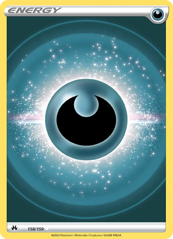 Darkness Energy (Texture Full Art) — SWSH: Crown Zenith #158/159