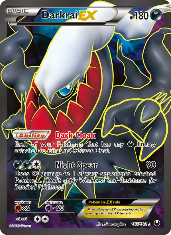 Darkrai EX (107 Full Art) — Dark Explorers #107/108