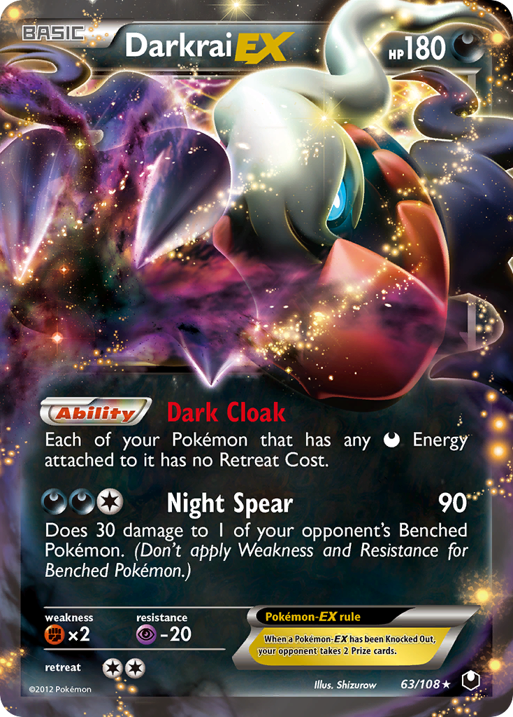 Darkrai EX — Dark Explorers #63/108
