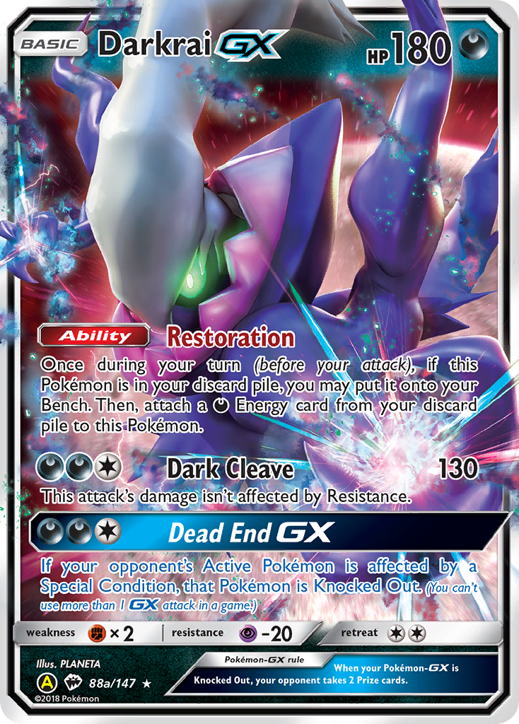 Darkrai GX — Jumbo Cards #088a/147