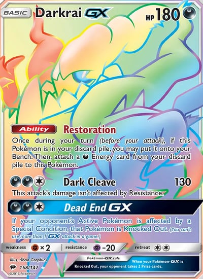Darkrai GX (Secret)