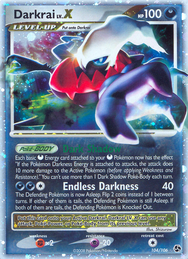 Darkrai LV.X — Great Encounters #104/106
