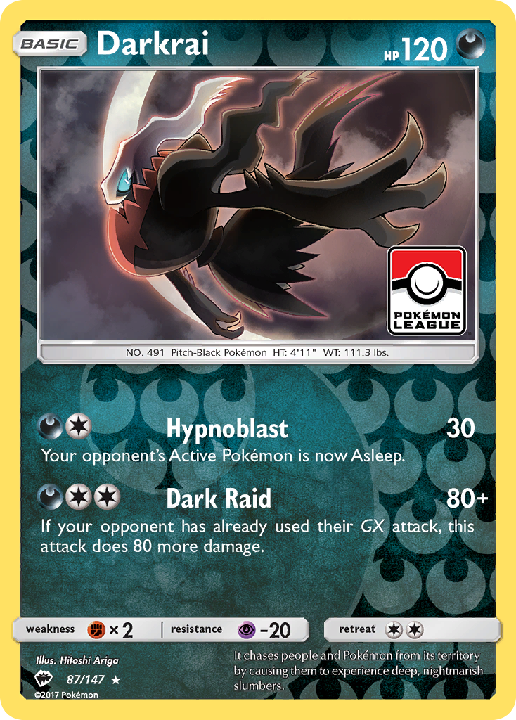 Darkrai — SM - Burning Shadows #87/147