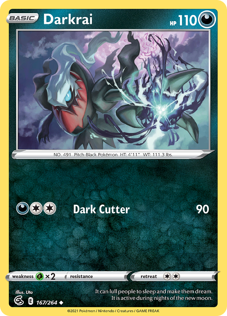 Darkrai — SWSH08: Fusion Strike #167/264