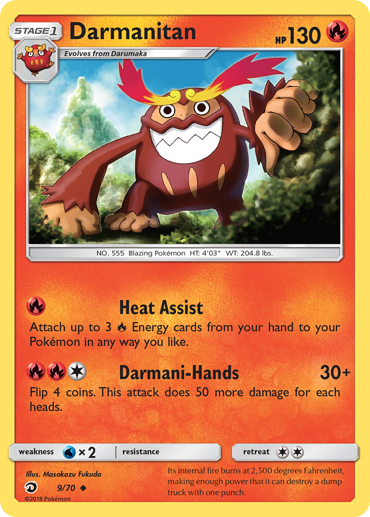 Darmanitan — Dragon Majesty #9/70