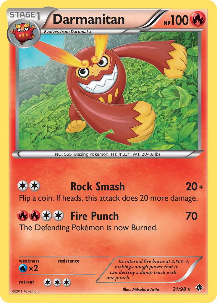 Darmanitan — Emerging Powers #21/98