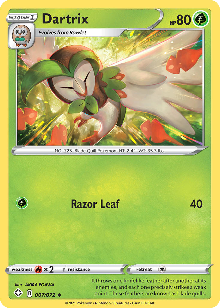 Dartrix — Shining Fates #007/072
