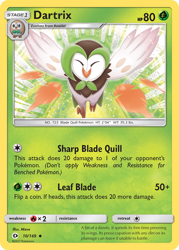 Dartrix — SM Base Set #10/149