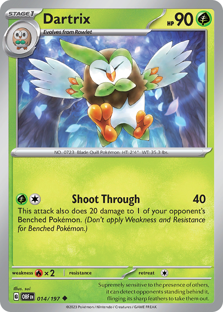 Dartrix — SV03: Obsidian Flames #014/197