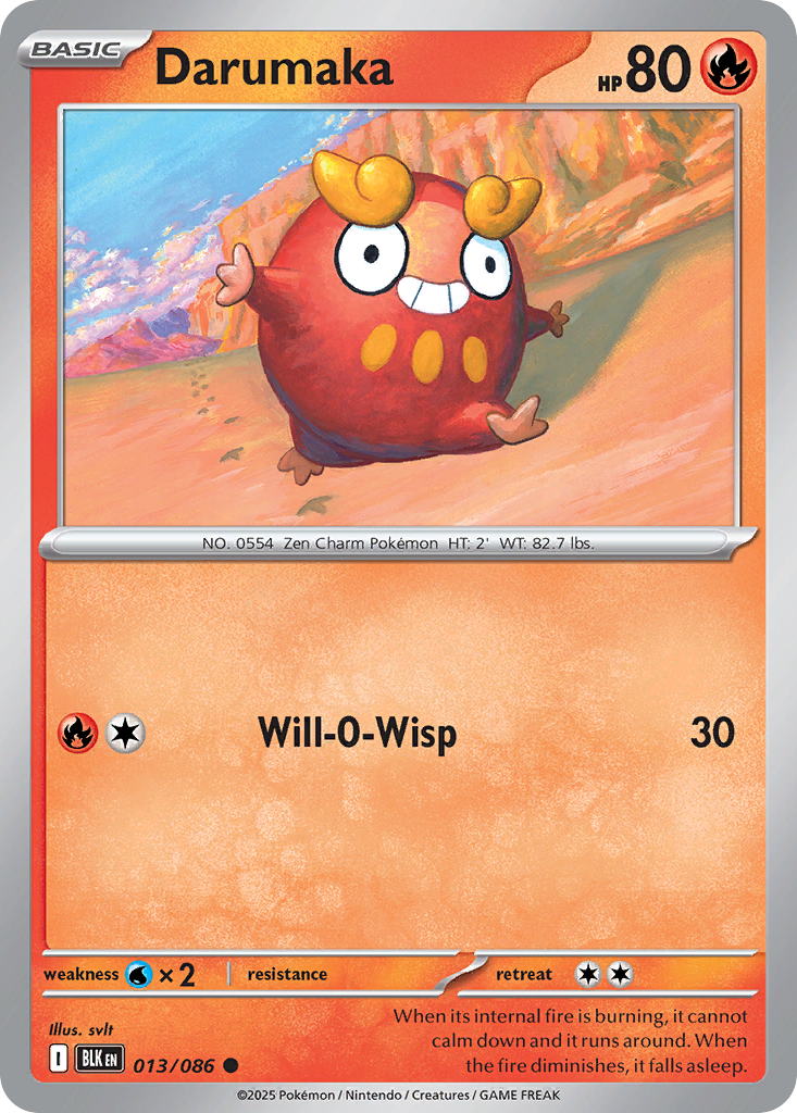 Darumaka — SV: Black Bolt #013/086