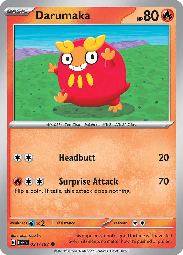 Darumaka — SV03: Obsidian Flames #034/197