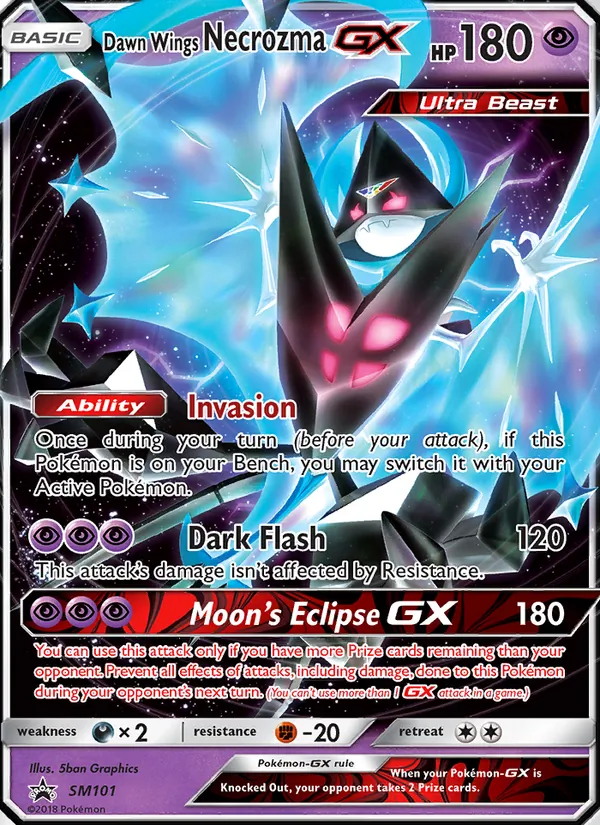 Dawn Wings Necrozma GX — SM Promos #SM101