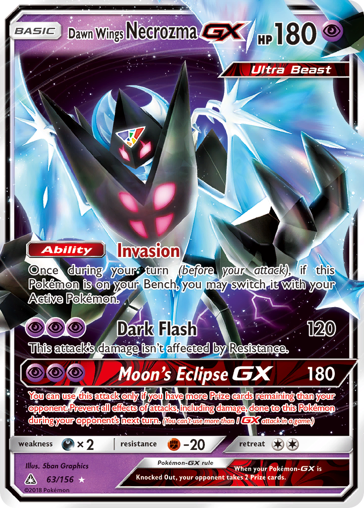 Dawn Wings Necrozma GX — SM - Ultra Prism #63/156