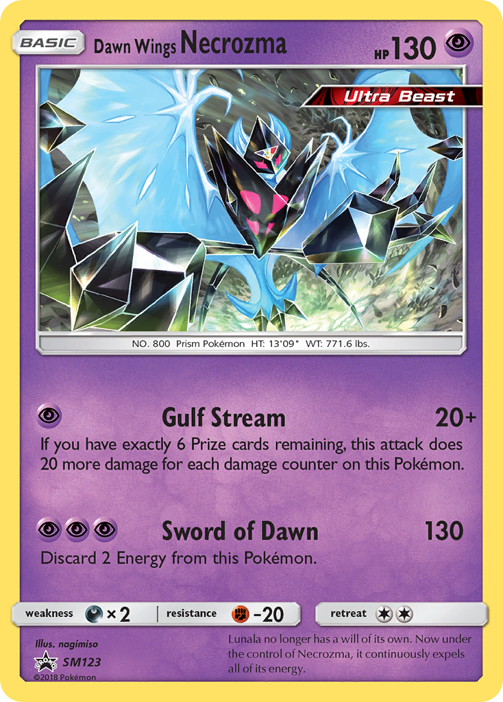 Dawn Wings Necrozma — SM Promos #SM123