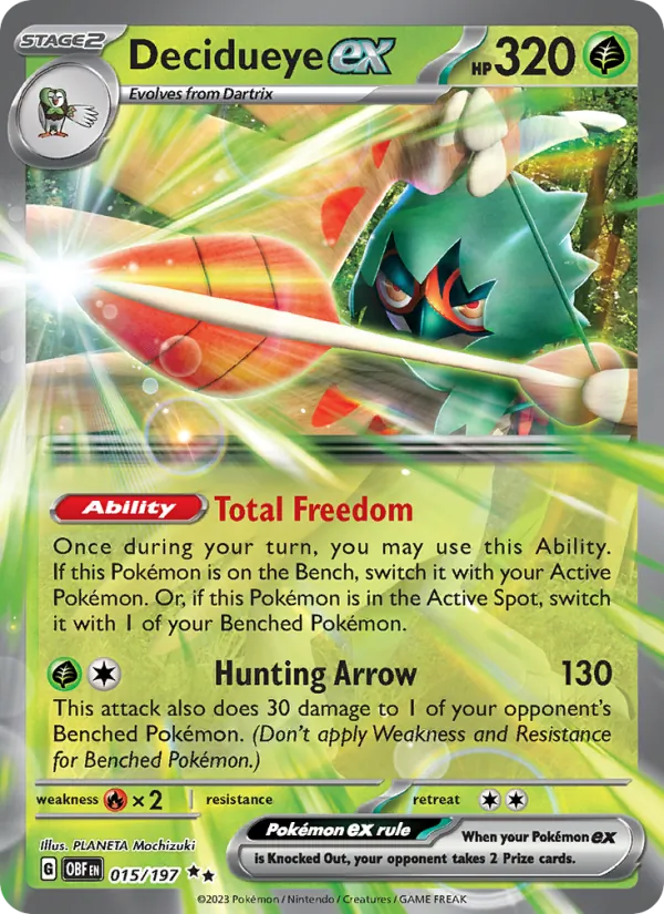 Decidueye ex — Jumbo Cards #015/197