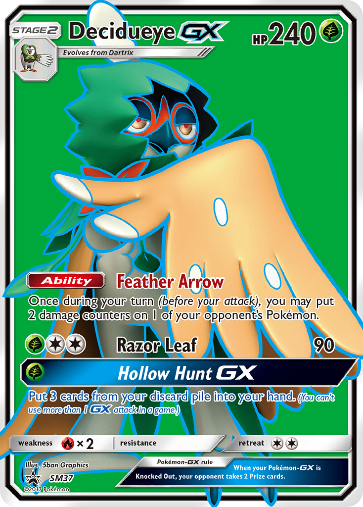 Decidueye GX — Jumbo Cards #SM37