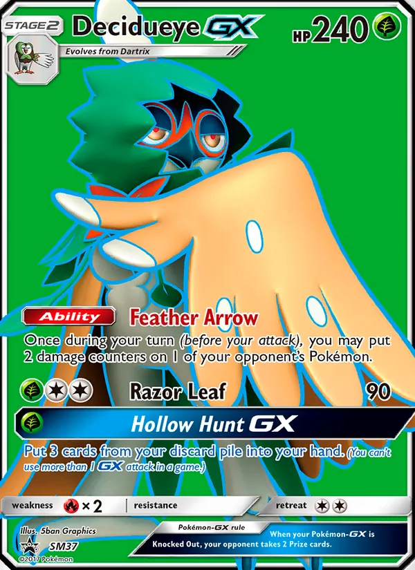 Decidueye GX — SM Promos #SM37