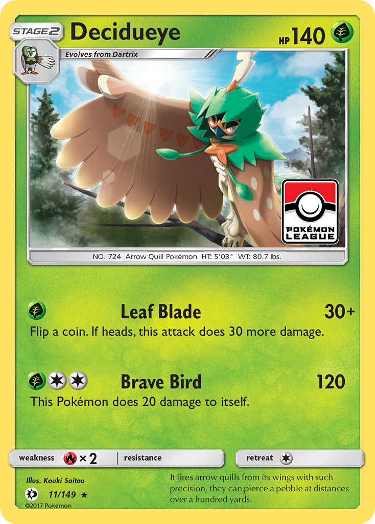 Decidueye — SM Base Set #11/149
