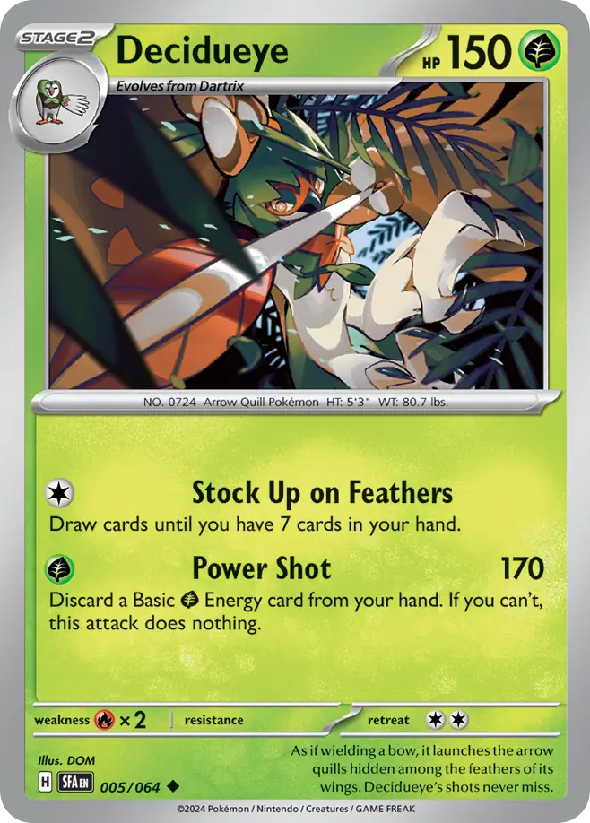 Decidueye — SV: Shrouded Fable #005/064