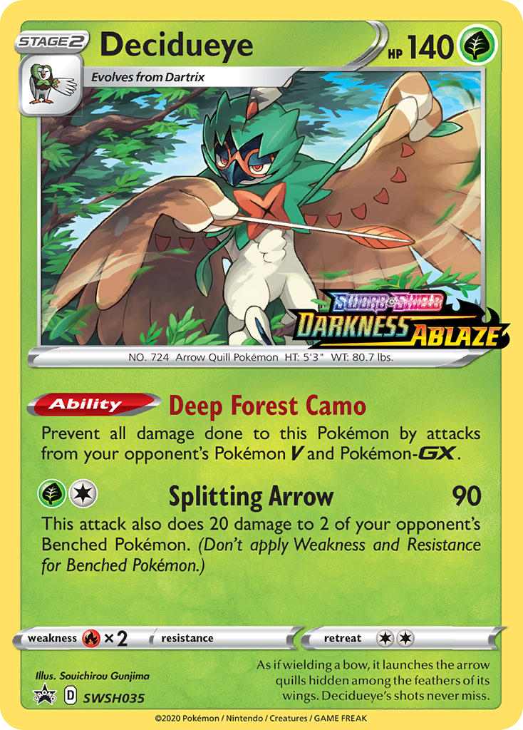 Decidueye — SWSH: Sword & Shield Promo Cards #SWSH035