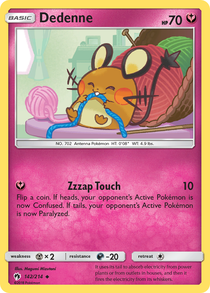 Dedenne (142) — SM - Lost Thunder #142/214