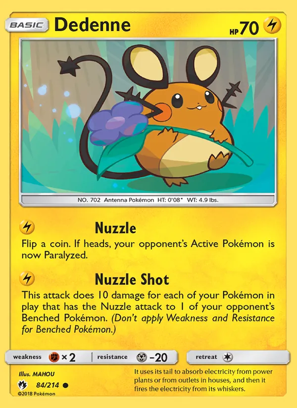 Dedenne (84) — SM - Lost Thunder #84/214