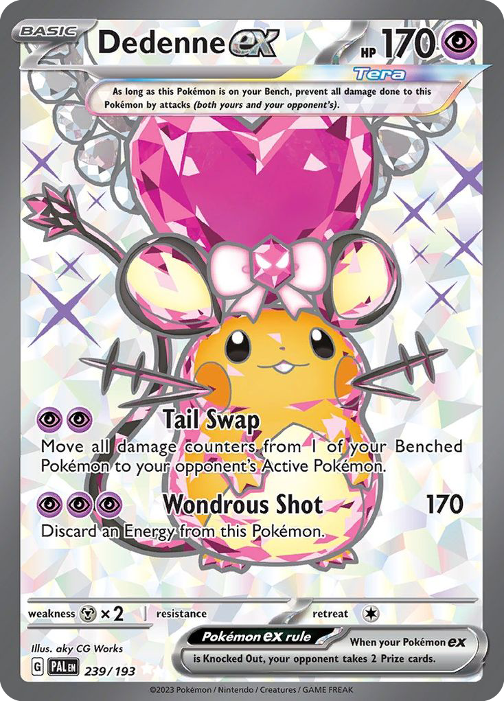 Dedenne ex — SV02: Paldea Evolved #239/193