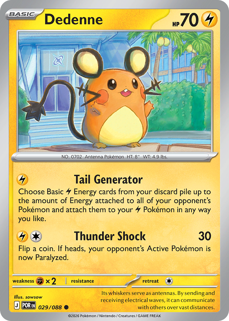 Dedenne — ME03: Perfect Order #029/088
