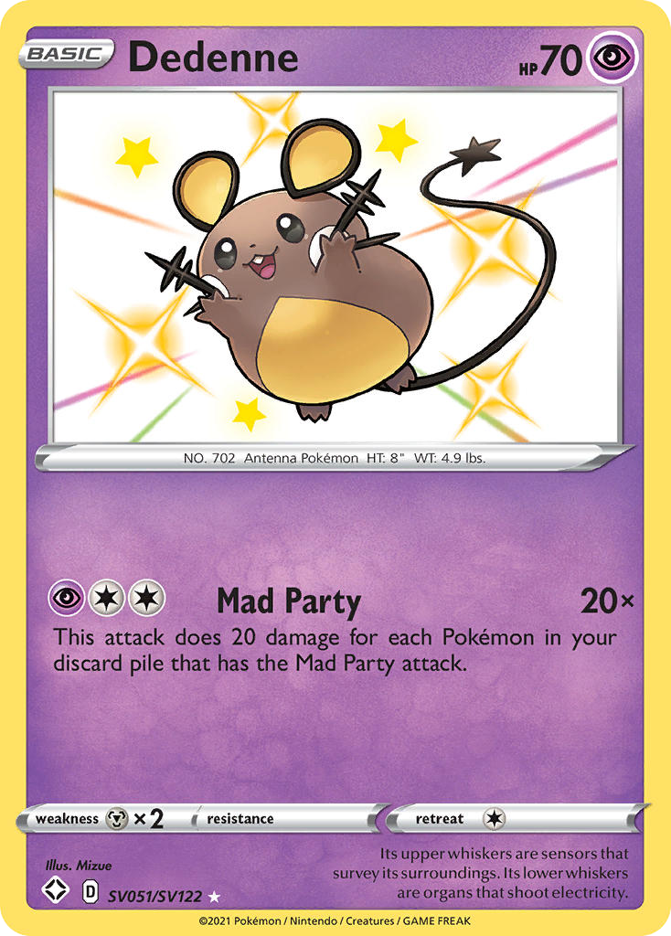 Dedenne — Shining Fates: Shiny Vault #SV051/SV122