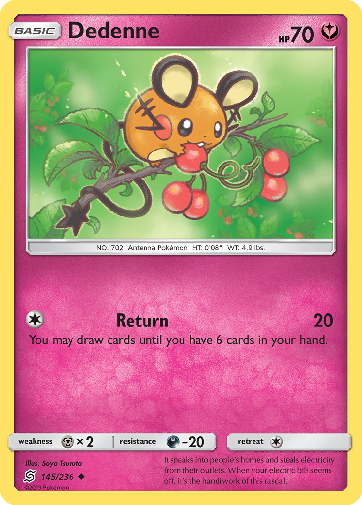 Dedenne — SM - Unified Minds #145/236