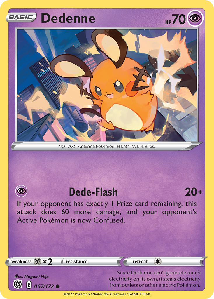 Dedenne — SWSH09: Brilliant Stars #067/172