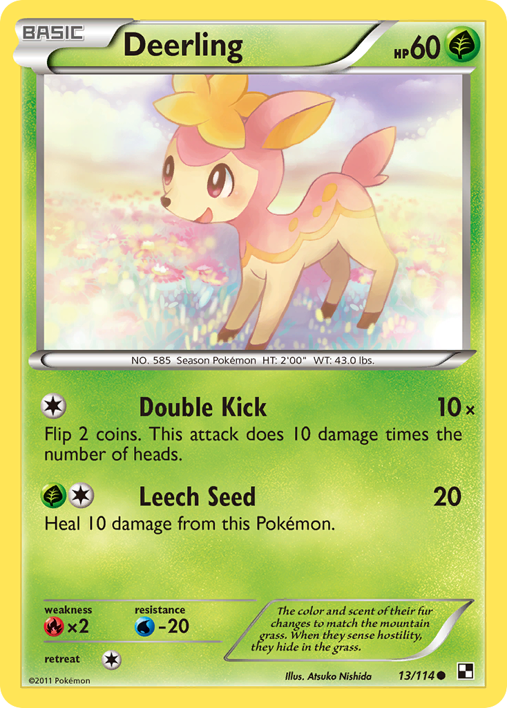 Deerling — Black and White #13/114