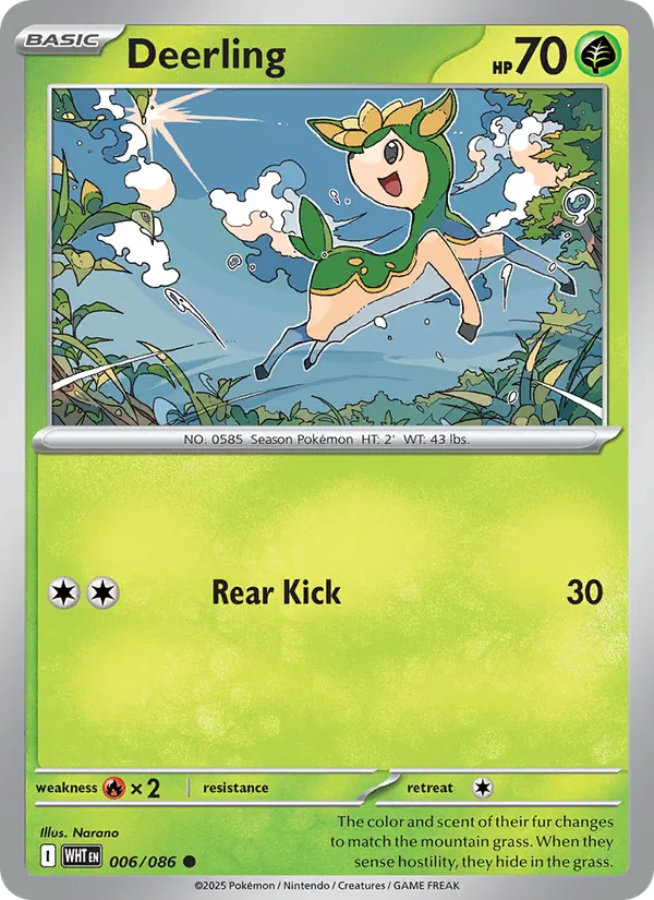 Deerling (Poke Ball Pattern) — SV: White Flare #006/086