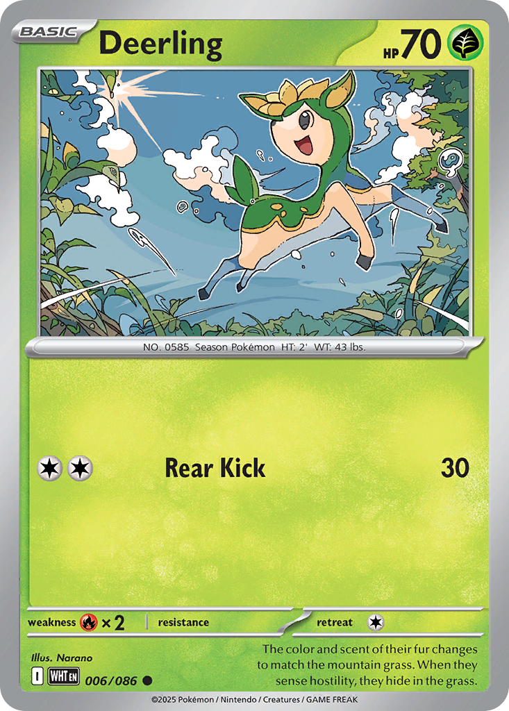 Deerling — SV: White Flare #006/086