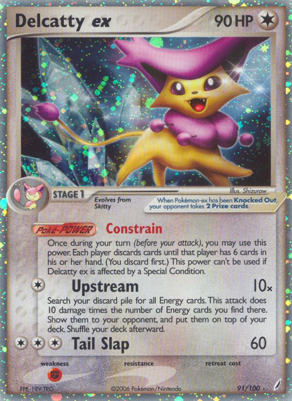 Delcatty ex — Crystal Guardians #91/100