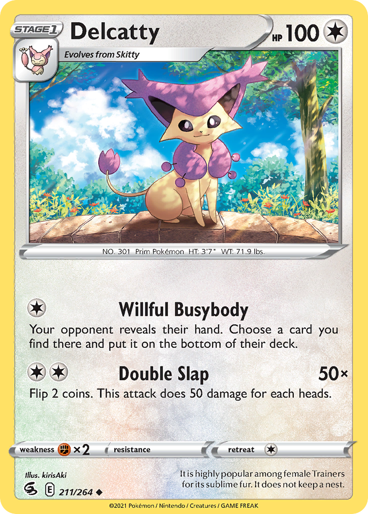 Delcatty — SWSH08: Fusion Strike #211/264
