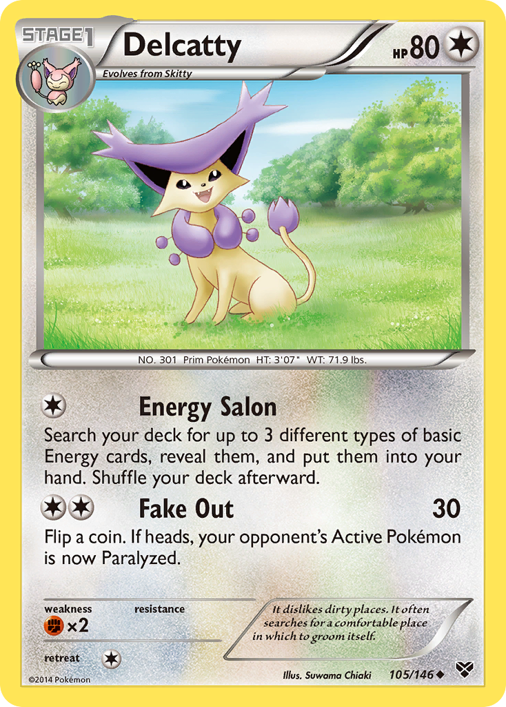 Delcatty — XY Base Set #105/146