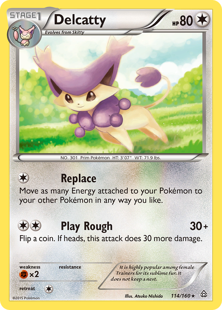 Delcatty — XY - Primal Clash #114/160