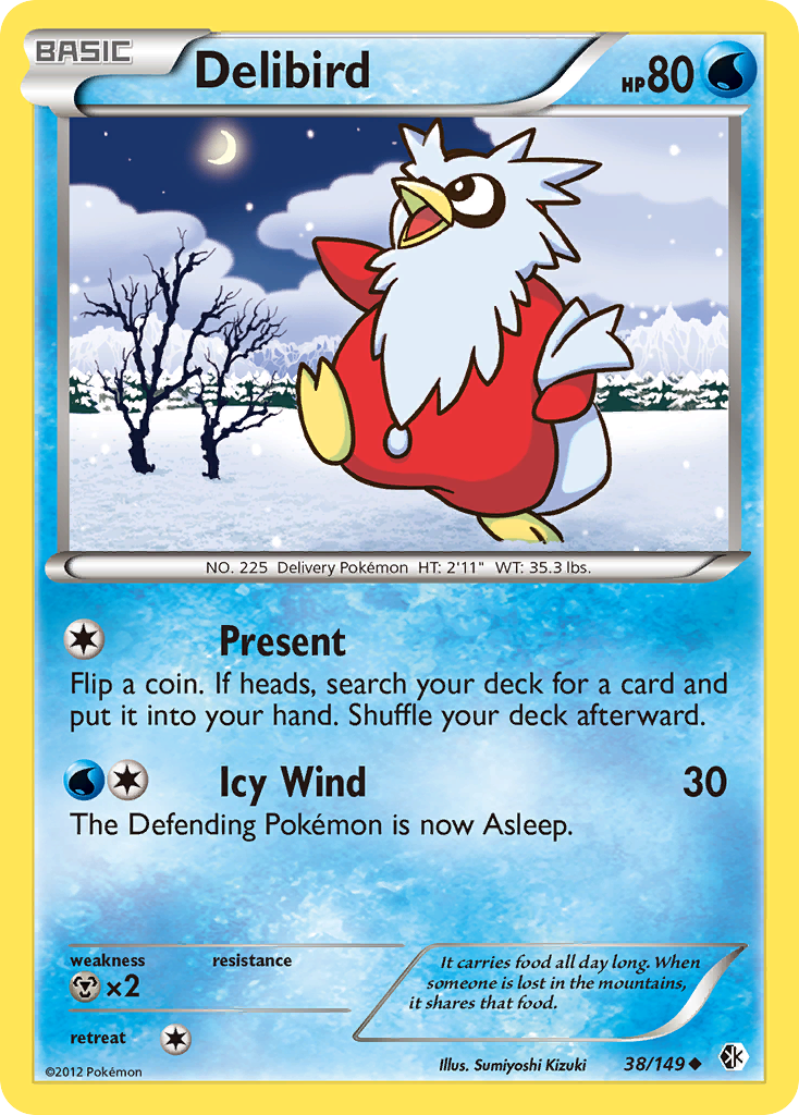 Delibird — League & Championship Cards #038/149