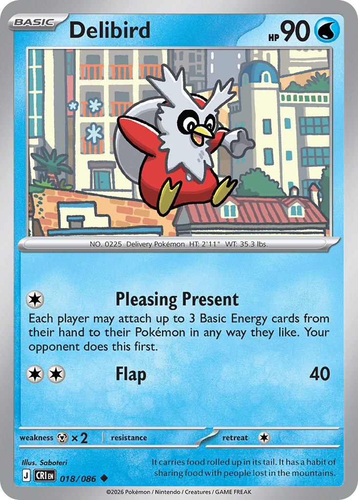 Delibird — ME04: Chaos Rising #018/086