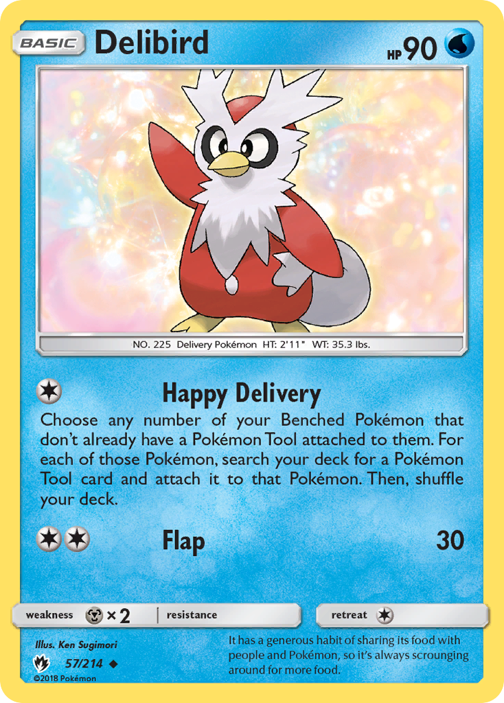 Delibird — SM - Lost Thunder #57/214
