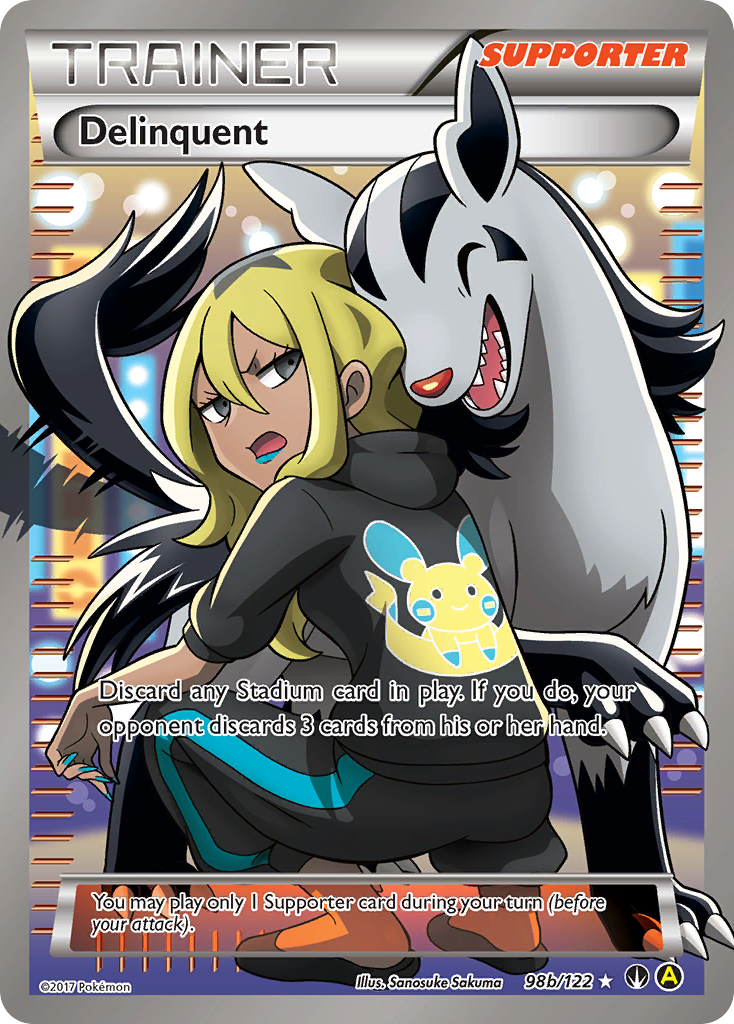 Delinquent — Alternate Art Promos #098b/122