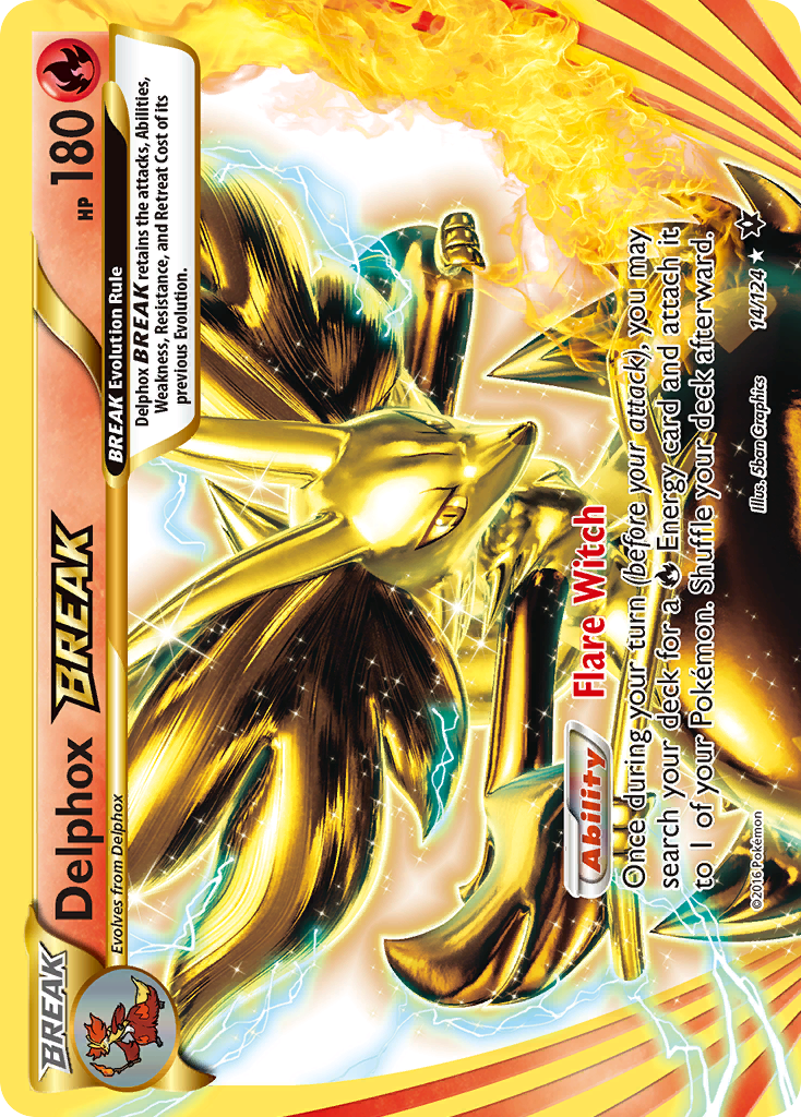 Delphox BREAK — XY - Fates Collide #14/124