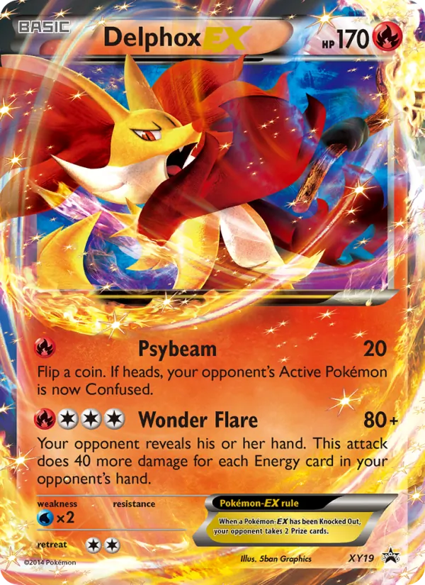 Delphox EX — XY Promos #XY19