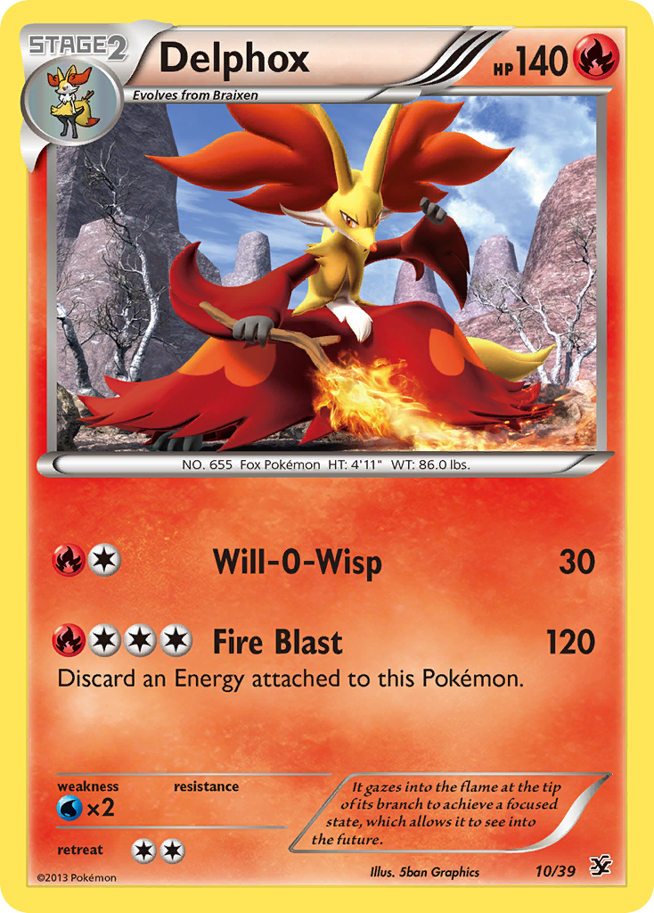 Delphox — Kalos Starter Set #10/39