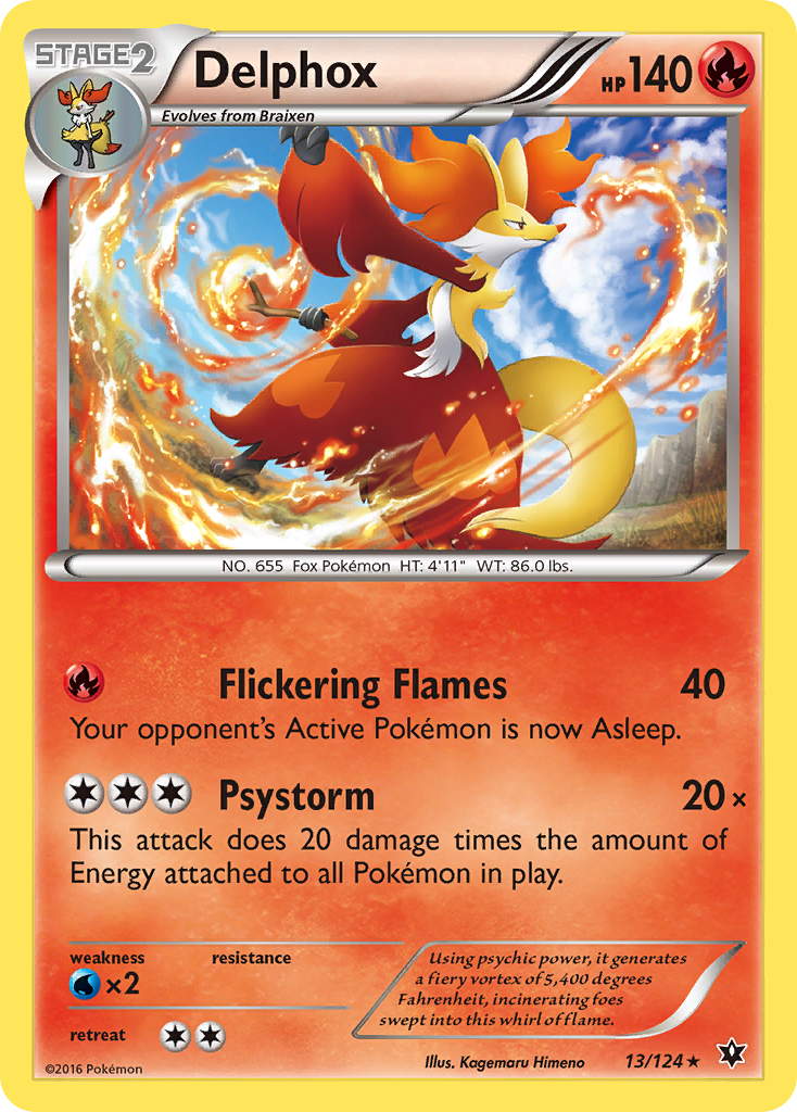 Delphox — XY - Fates Collide #13/124