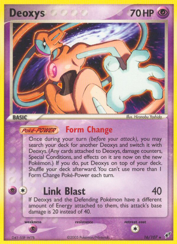 Deoxys — Deck Exclusives #016/107